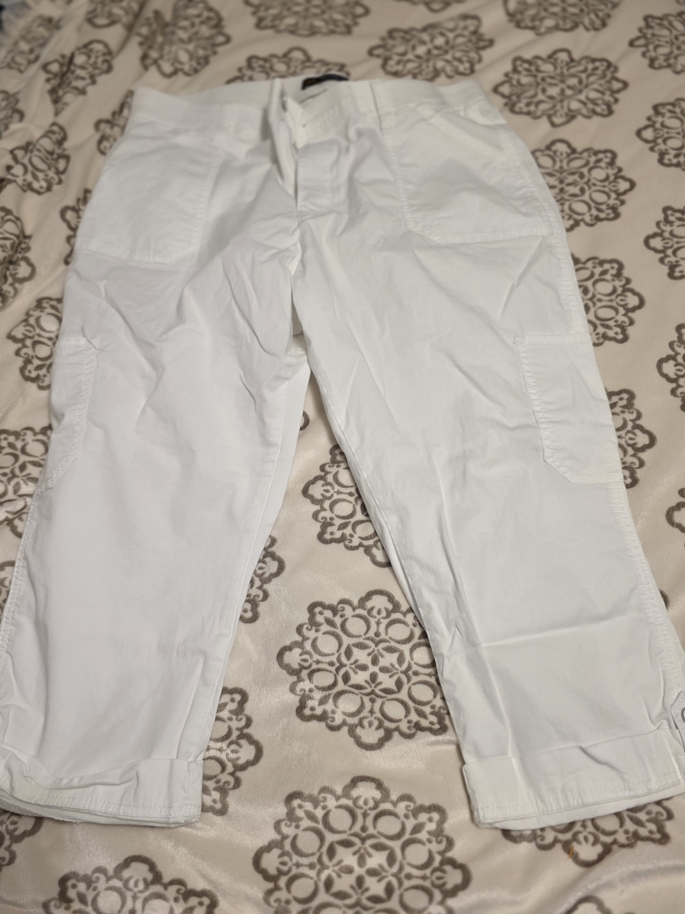 Lee White Capris Womens Cargo Pants